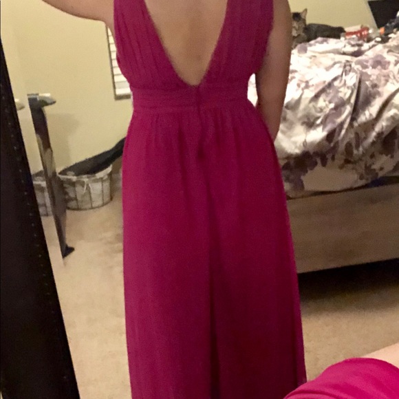 SOLD Magenta Lulus dress size Medium - Picture 5 of 6